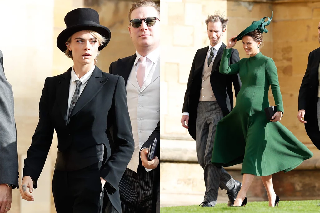 Modelka Cara Delevingne oraz Pippa i James Matthews