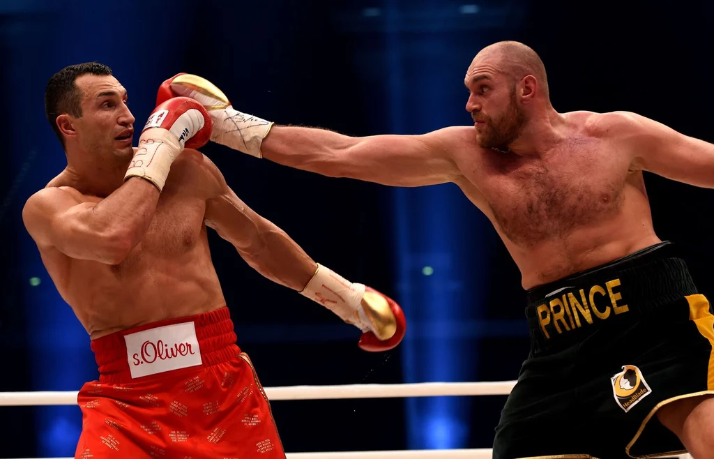 Władimir Kliczko i Tyson Fury Władimir Kliczko i Tyson Fury