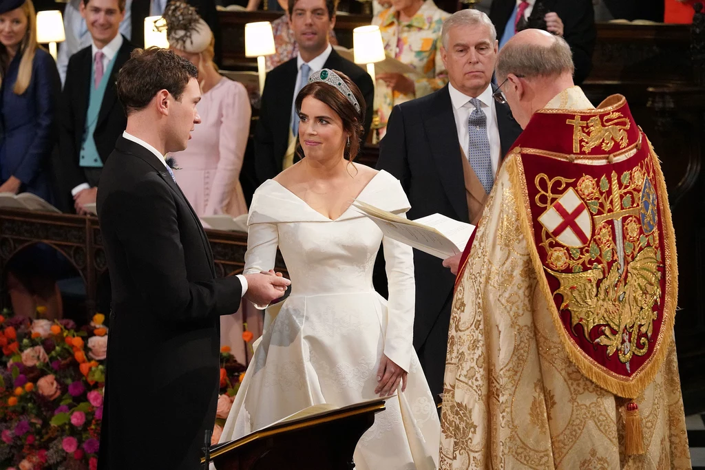 Ceremonia zaślubin księżniczki Eugenii  i Jacka Brooksbanka