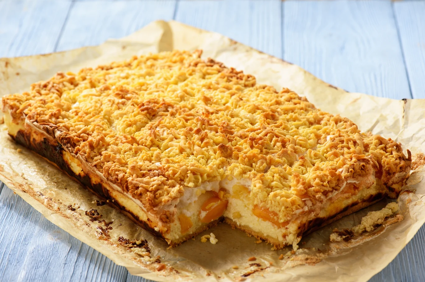 Sernik z mirabelkami jest pyszny i lekki. Doskonały na lato