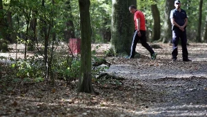 Widoczny na zdjęciu Łukasz P. przebywa obecnie na zwolnieniu 