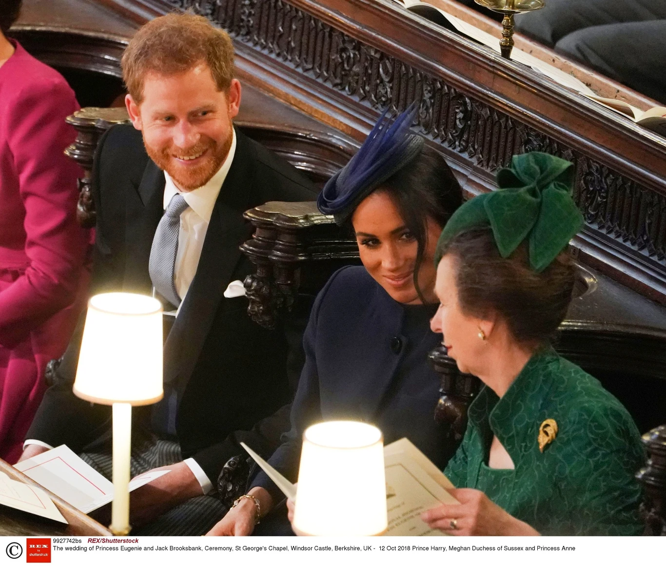 Meghan i Harry na ślubie Eugenii Meghan i Harry na ślubie Eugenii