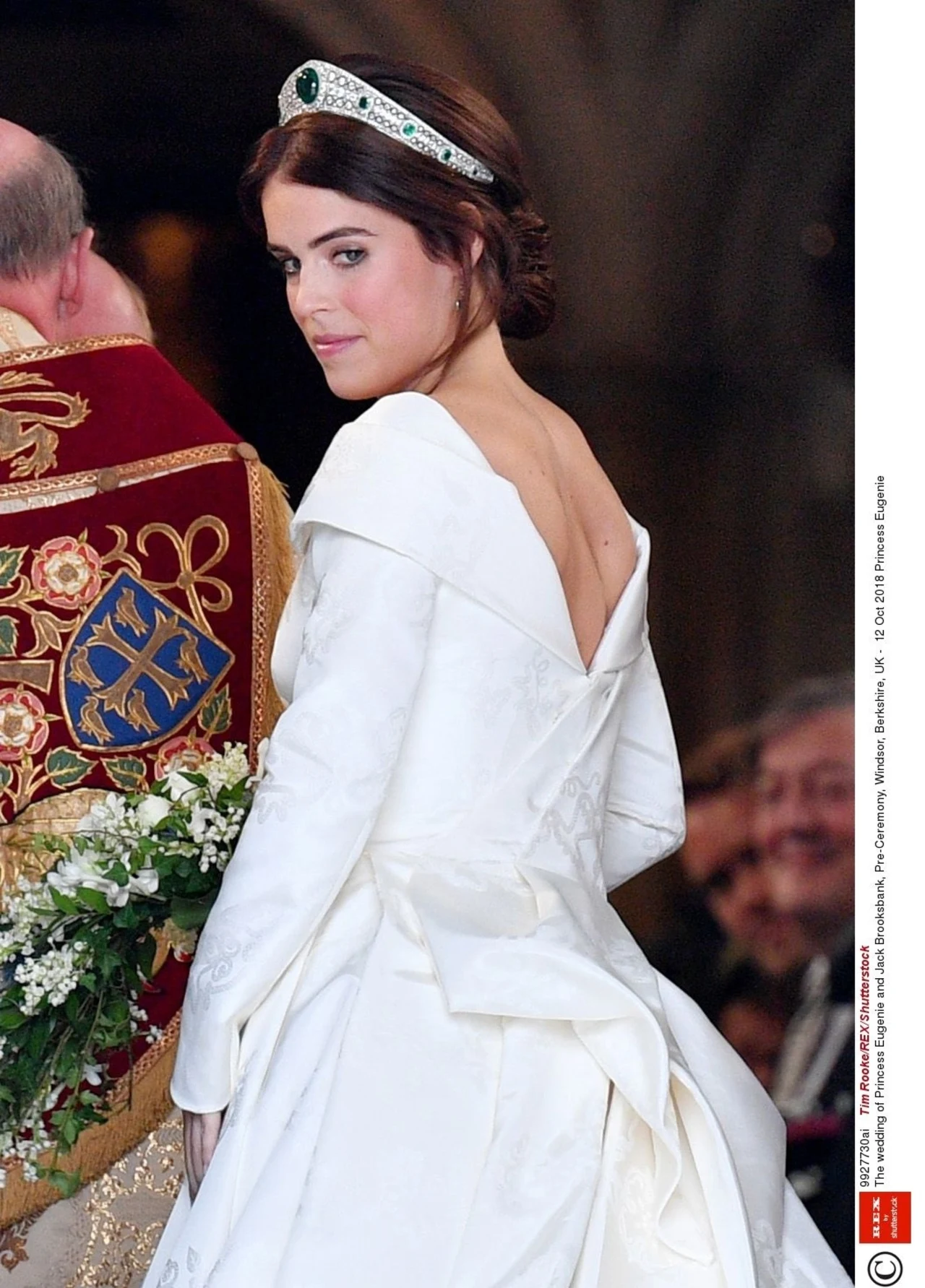 Eugenia podczas ślubu