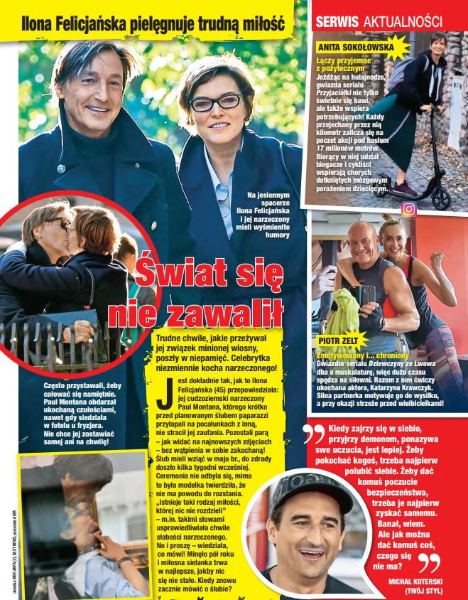 O związku Ilony Felicjańskiej pisze tygodnik "Twoje Imperium"