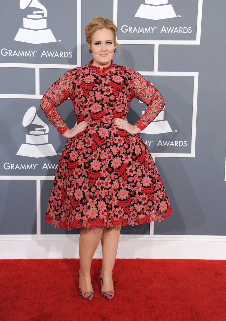 Adele - jeśli sukienka, to za kolano