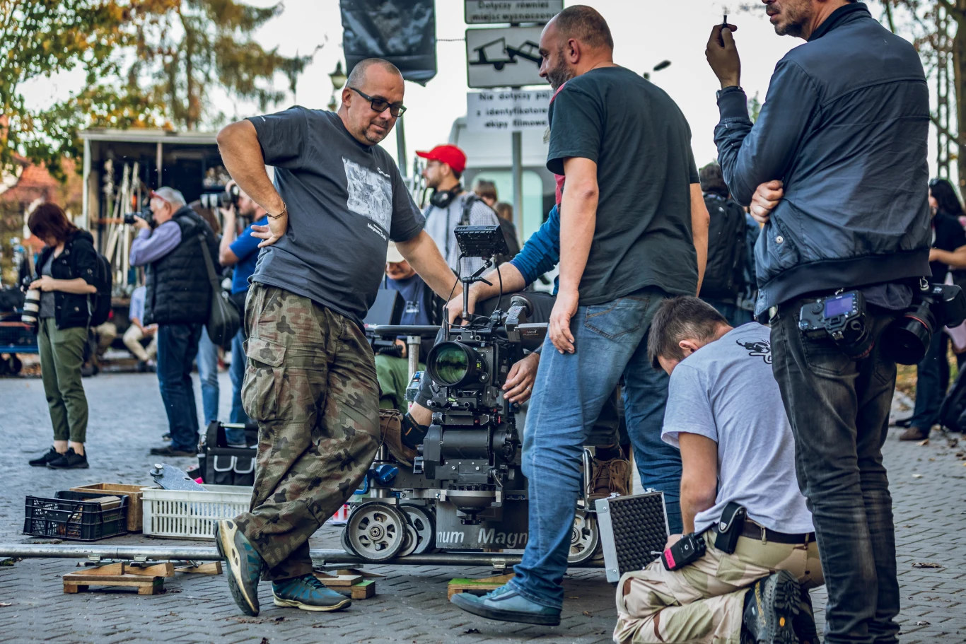 Na planie filmu "Ikar. Legenda Mietka Kosza" / KBF