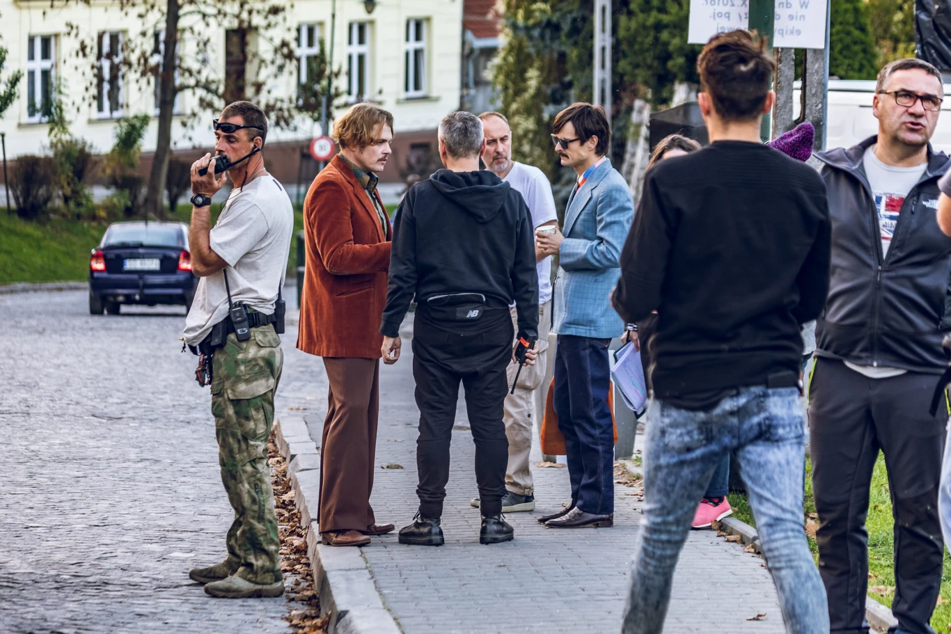 Na planie filmu "Ikar. Legenda Mietka Kosza" / KBF