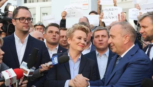 Hanna Zdanowska z Grzegorzem Schetyną w Łodzi