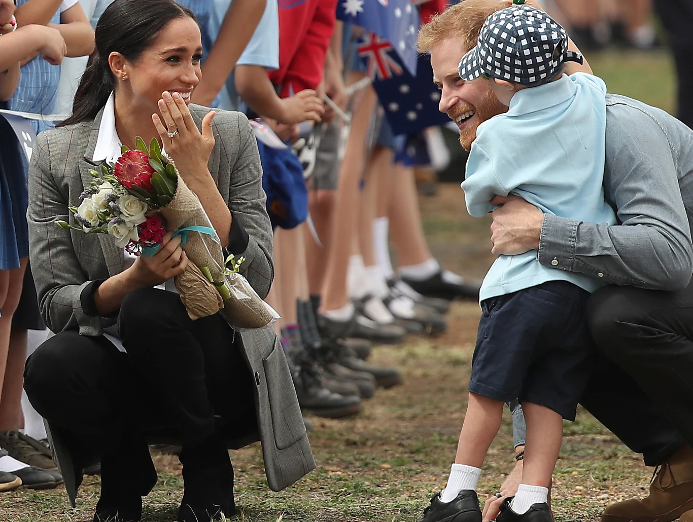 Meghan Markle i książę Harry podczas wizyty w Australii Meghan Markle i książę Harry podczas wizyty w Australii