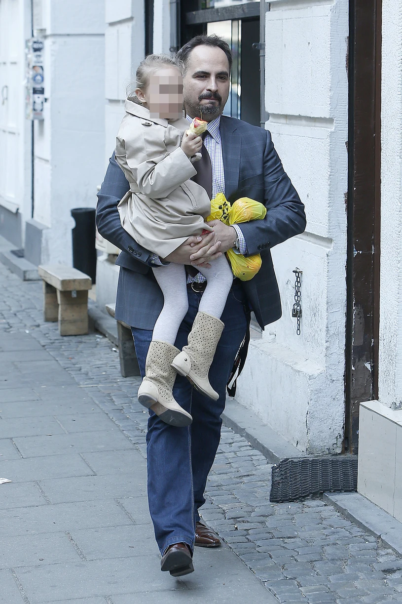 Agustin Egurrola z córką Agustin Egurrola z córką