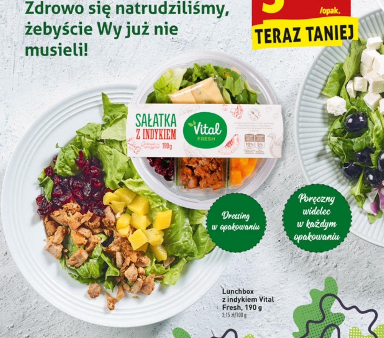 Archiwum Lunchbox sałatka z indykiem Vital Biedronka 18. 10. 2018