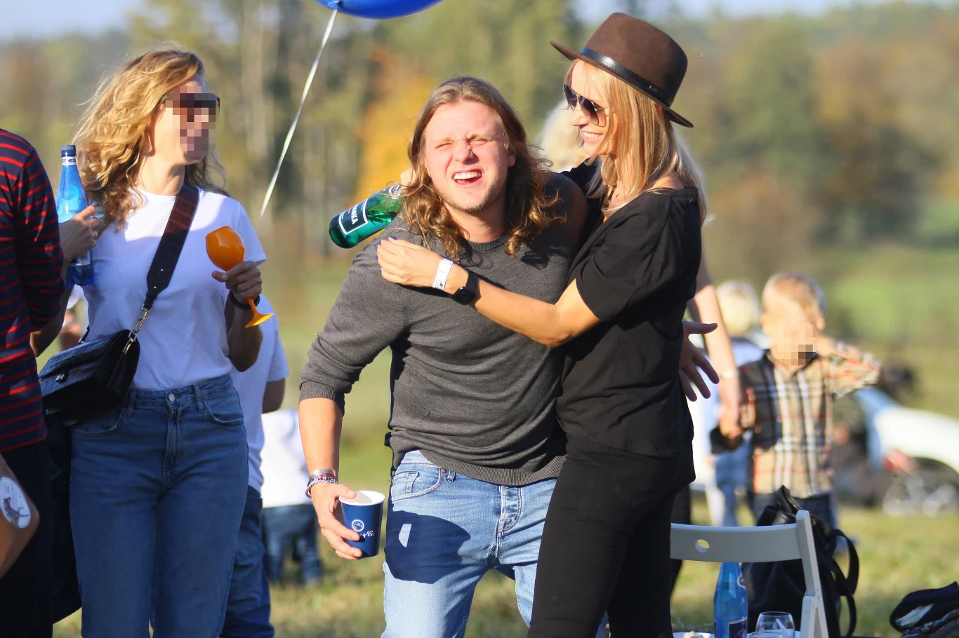 Agnieszka Woźniak-Starak z mężem