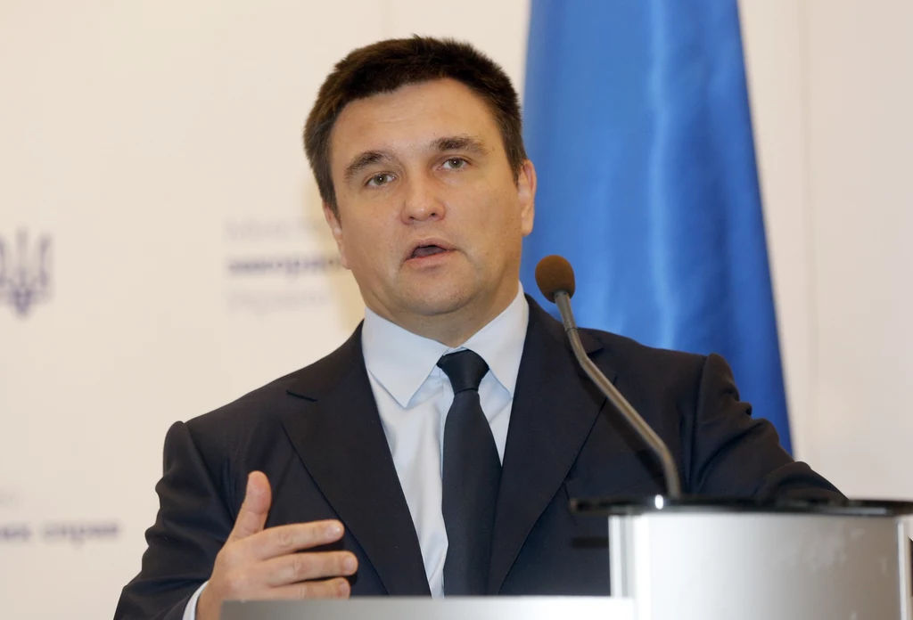 Ukraiński minister spraw zagranicznych Pawło Klimkin Ukraiński minister spraw zagranicznych Pawło Klimkin