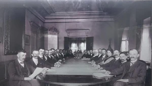 Rada Narodowa Księstwa Cieszyńskiego - 1920 r. Źródło: Muzeum Śląska Cieszyńskiego,