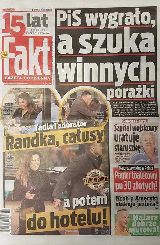 O Beacie Tadli pisze "Fakt" O Beacie Tadli pisze "Fakt"