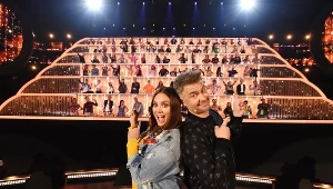 Szefowa jury Ewa Farna i prowadzący show Igor Kwiatkowski