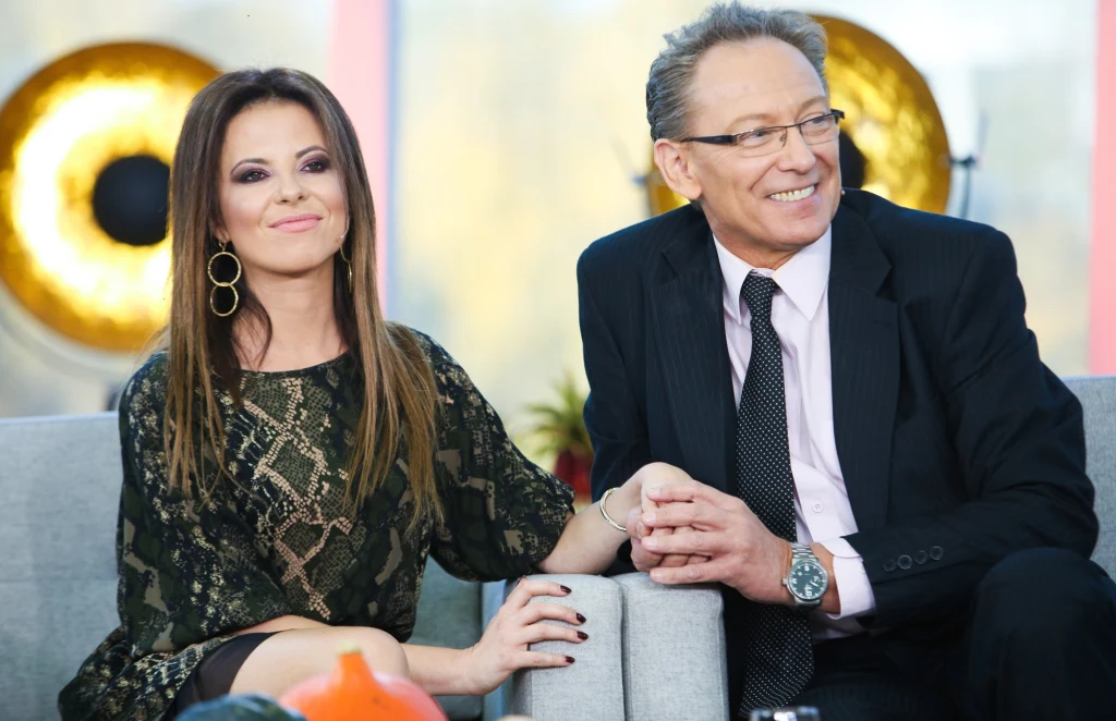 Jacek Borkowski z Paulina Koziejowską w śniadaniówce
