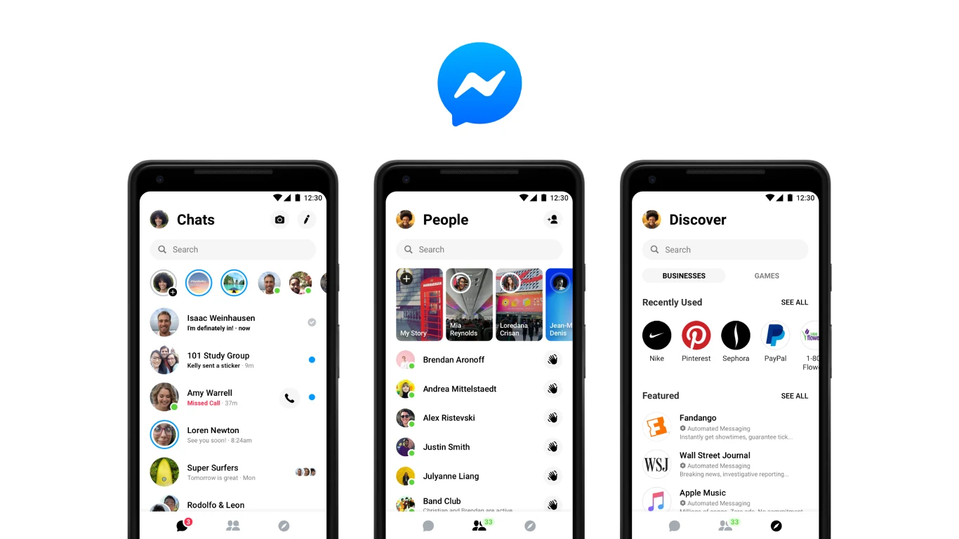 Facebook odświeża komunikator Messenger Facebook odświeża komunikator Messenger