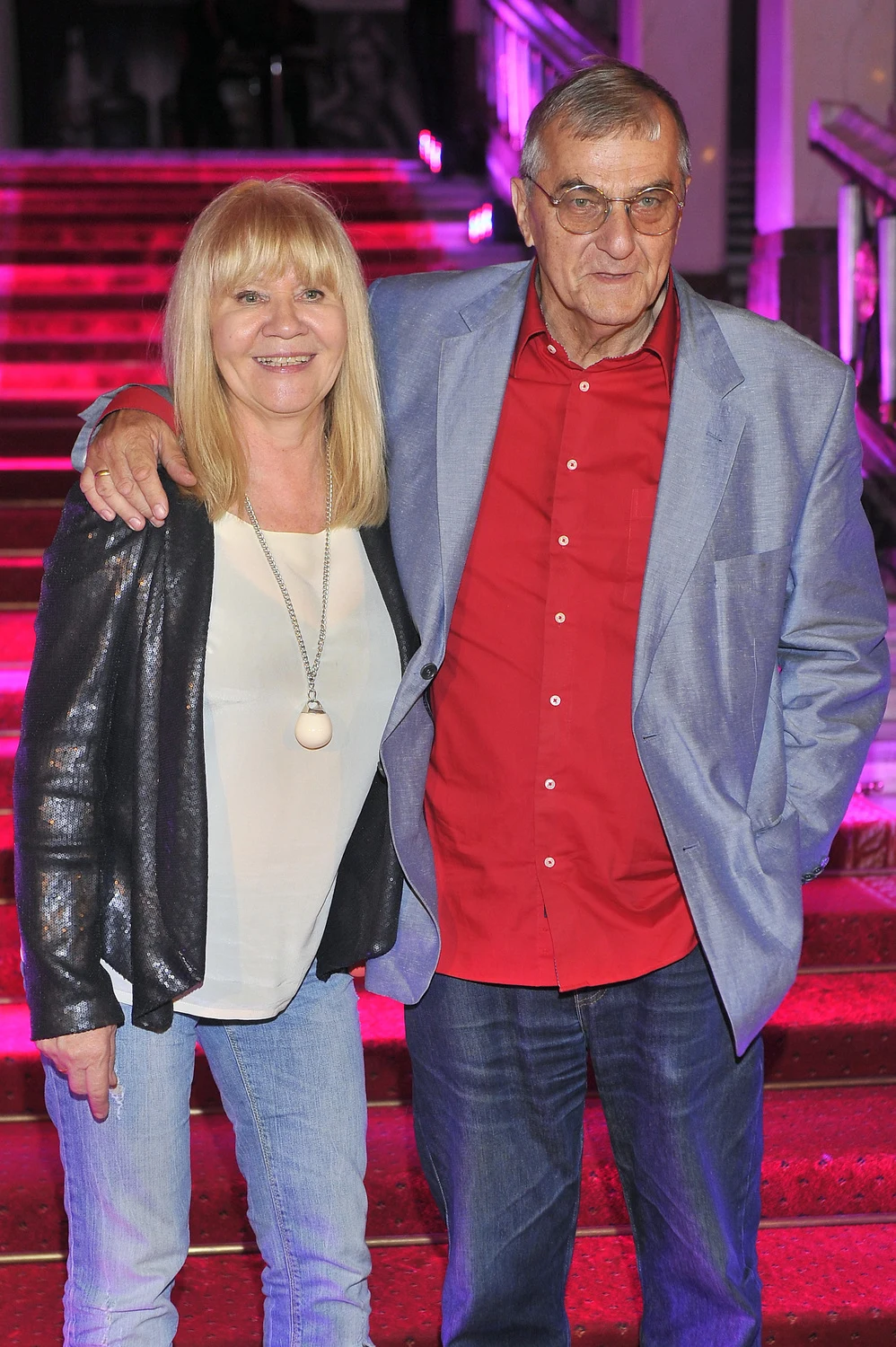 Maria Szabłowska z mężem