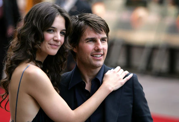 Katie Holmes z byłem mężem Tomem Cruisem (2005)