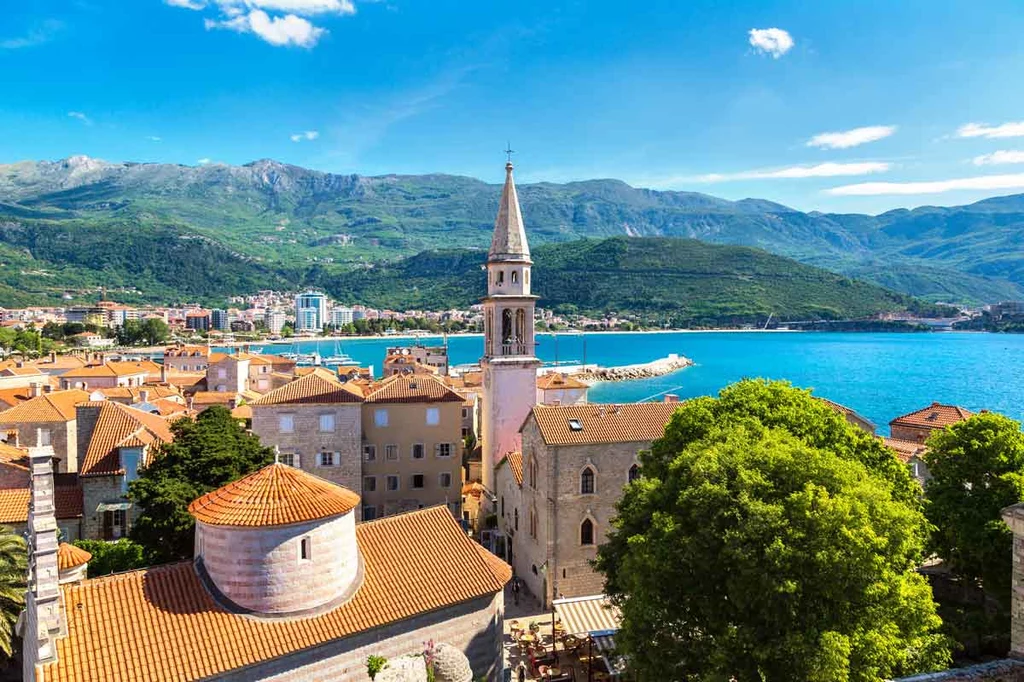 Budva, widok na stare miasto