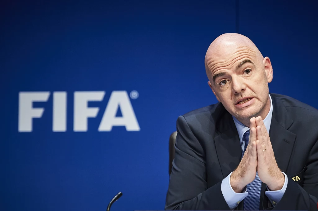 Prezydent FIFA Gianni Infantino Prezydent FIFA Gianni Infantino
