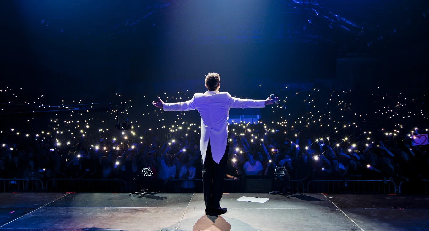 Andrzej Piaseczny podczas "25 Tour"