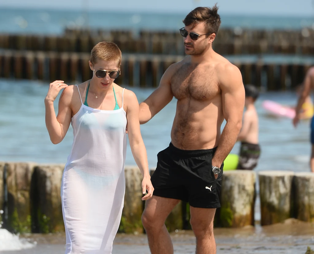 Katarzyna Warnke i Piotr Stramowski