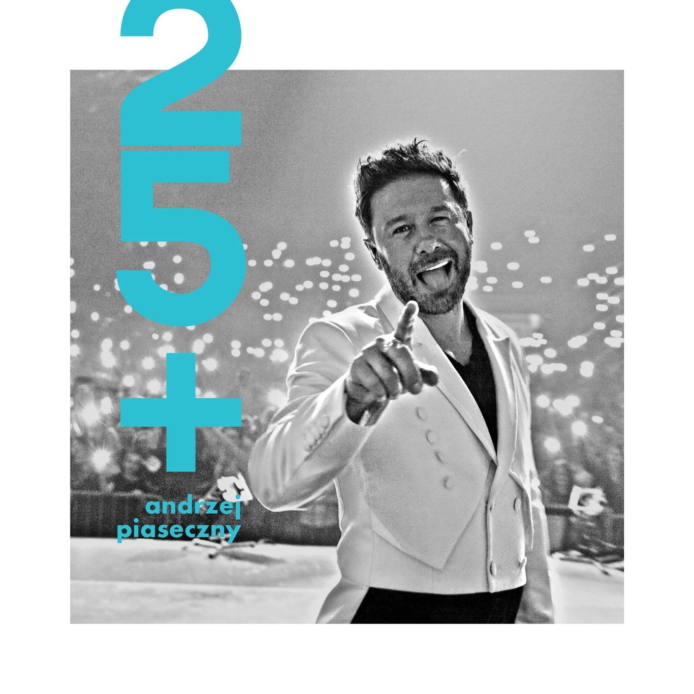 Okładka płyty "25+" Andrzeja Piasecznego