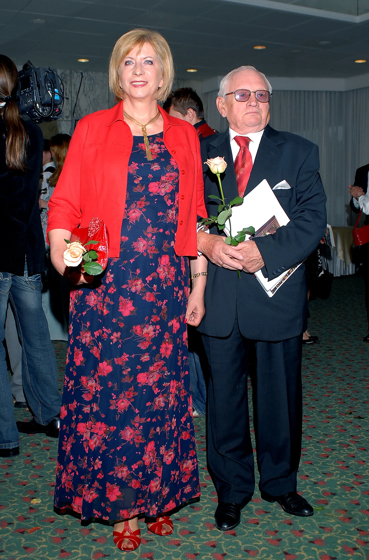 Witold Pyrkosz z żoną Krystyną  Witold Pyrkosz z żoną Krystyną