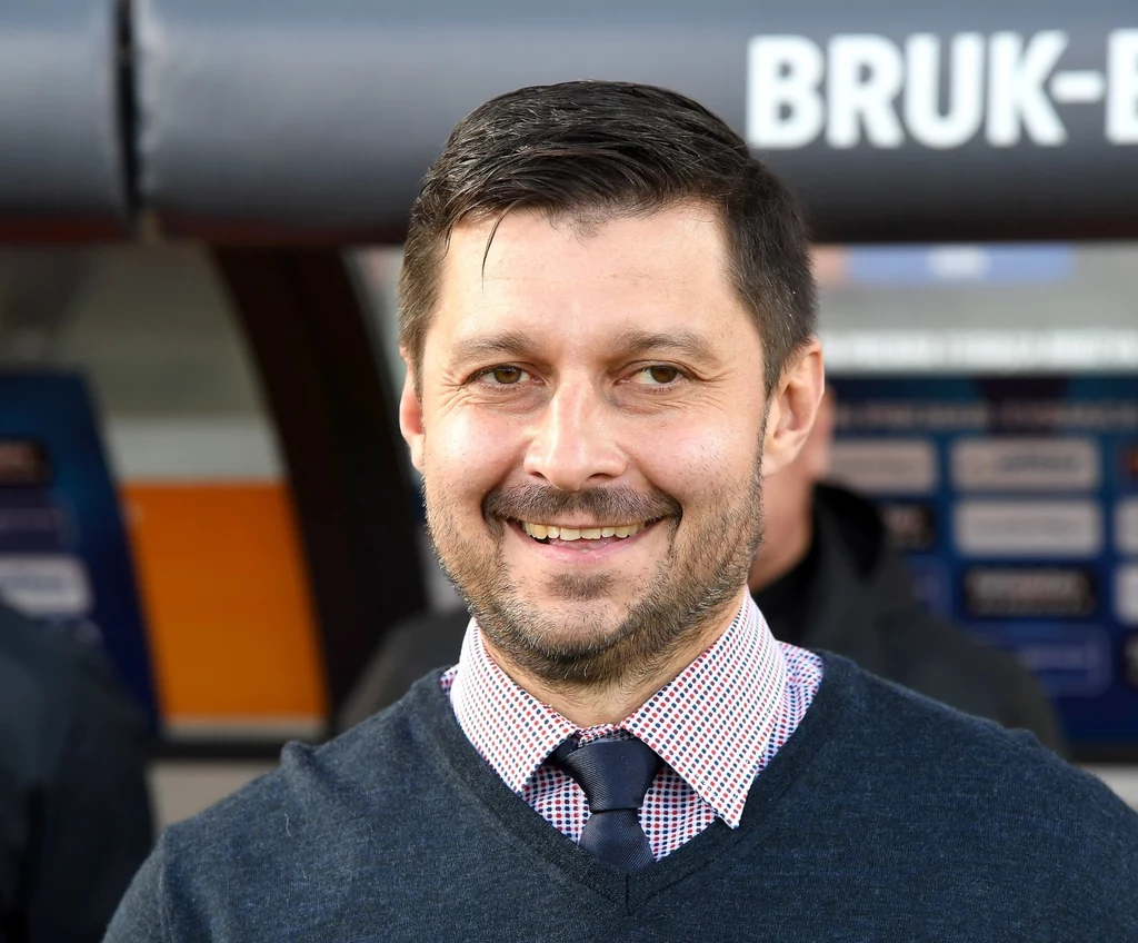Trener Bruk-Betu Termaliki Nieciecza Marcin Kaczmarek