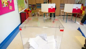 Jeden z lokali wyborczych w Gdańsku