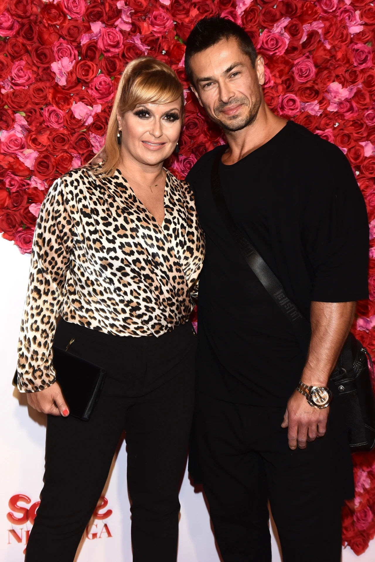 Katarzyna Skrzynecka z mężem