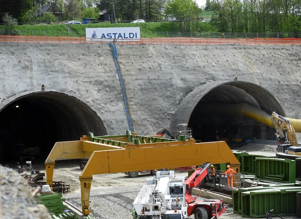 Astaldi m.in. buduje tunel w ciągu Zakopianki