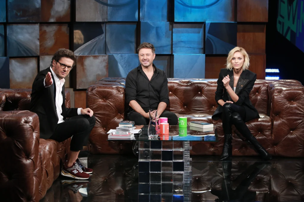 Andrzej Piaseczny i Anja Rubik byli gośćmi Kuby Wojewódzkiego