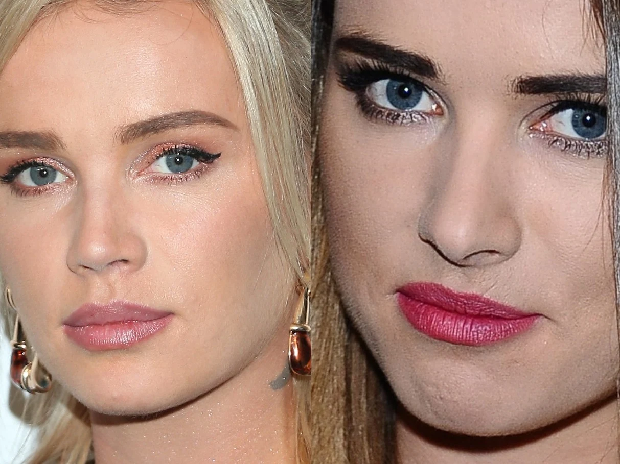 Maffashion z nowym (po lewej) i starym nosem (po prawej) Maffashion z nowym (po lewej) i starym nosem (po prawej)