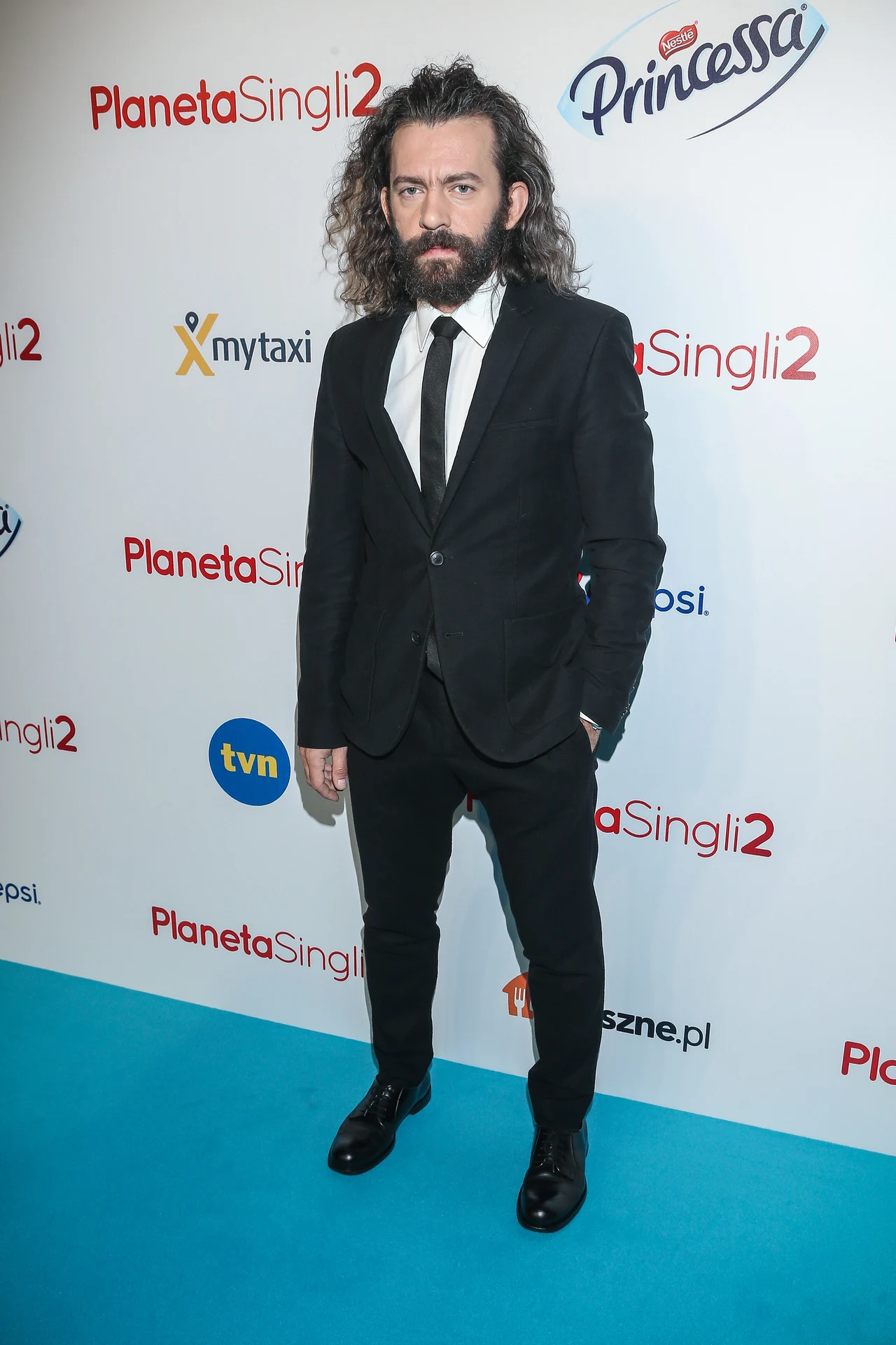 Piotr Głowacki na premierze filmu "Planeta singli