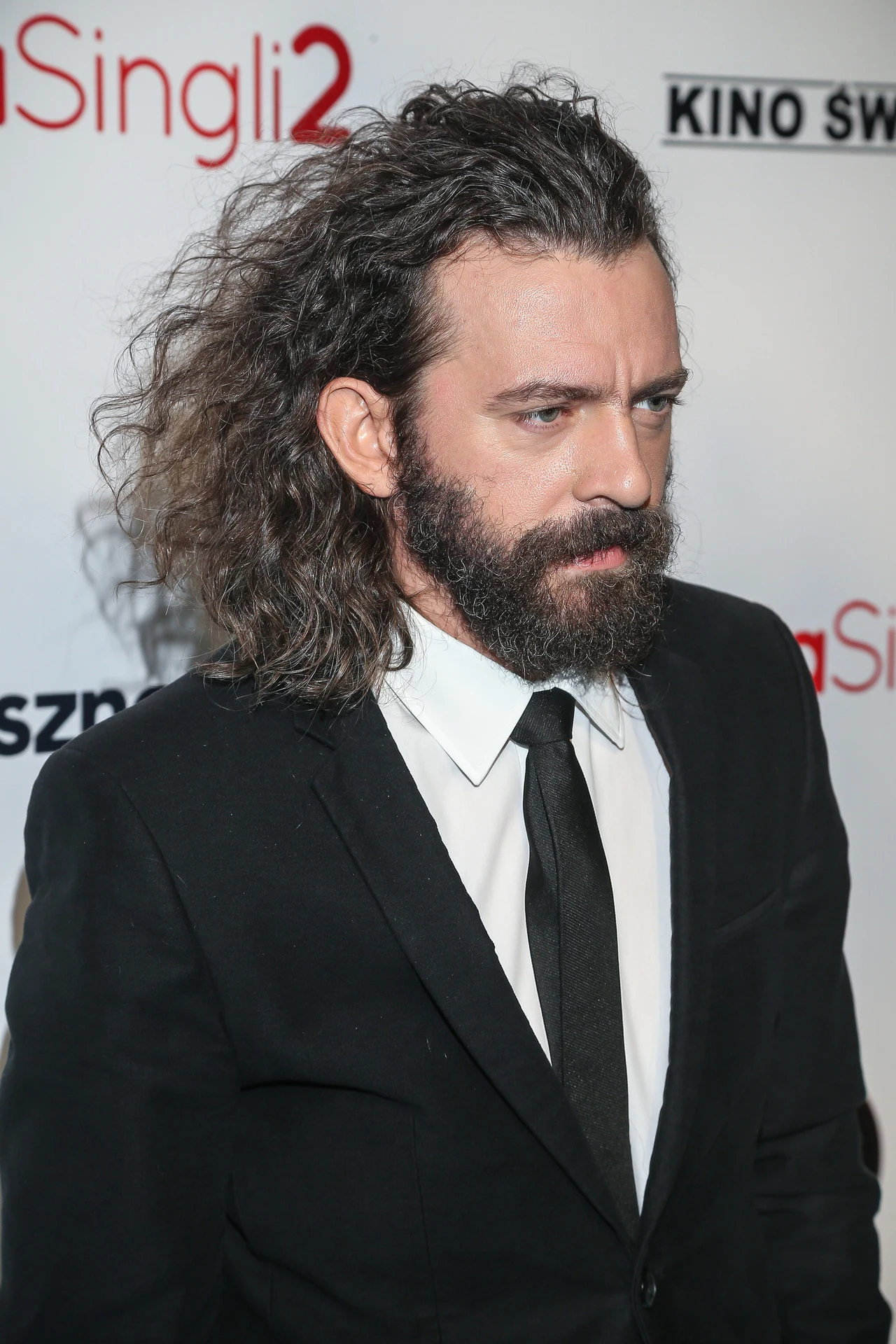Piotr Głowacki na premierze filmu "Planeta singli
