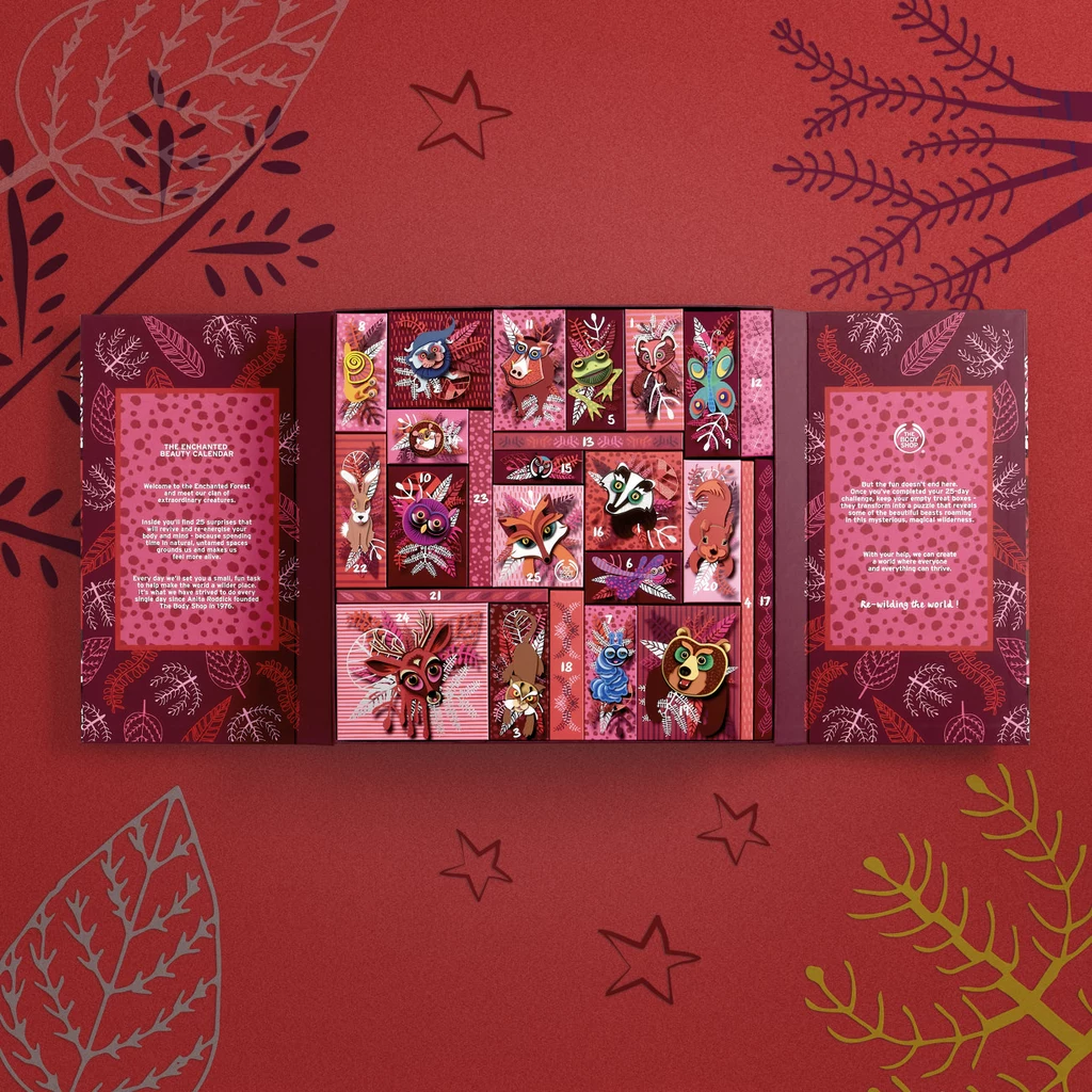 Kalendarz adwentowy The Body Shop Kalendarz adwentowy The Body Shop