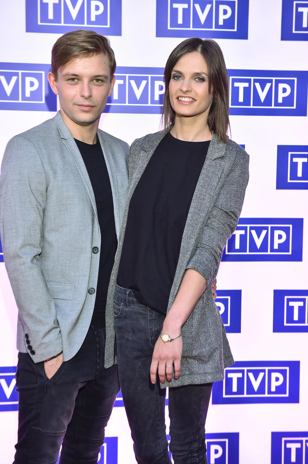 Marek Molak z ukochaną Marek Molak z ukochaną