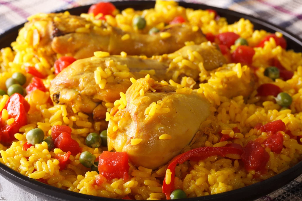 Paella z kurczakiem