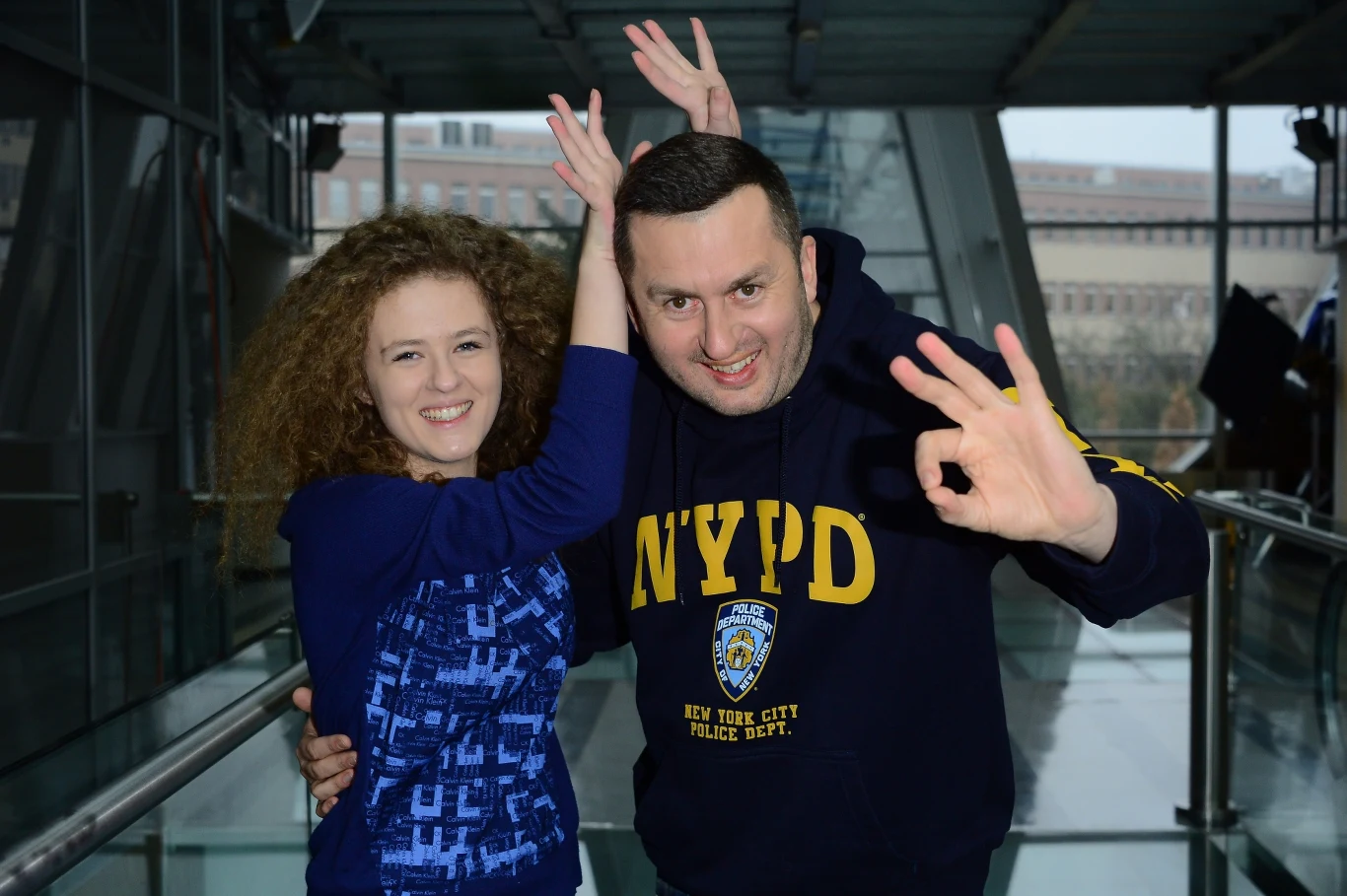 Norbi z córką Igą Norbi z córką Igą