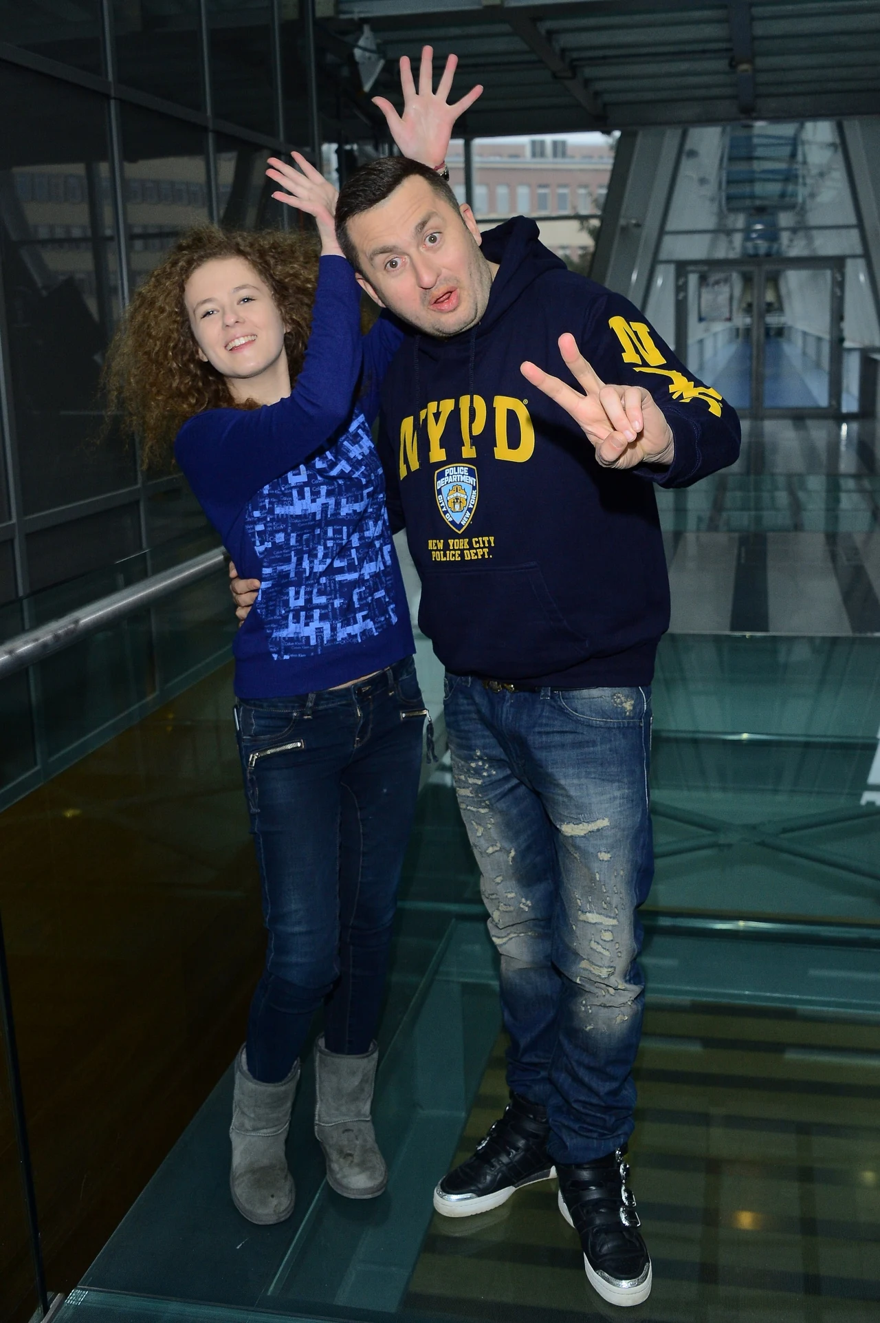 Norbi z córką Igą