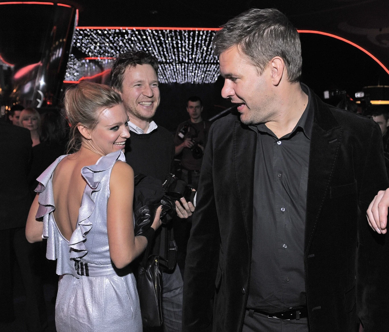 Wojciech Błach z Karolakiem i Boczarską Wojciech Błach z Karolakiem i Boczarską