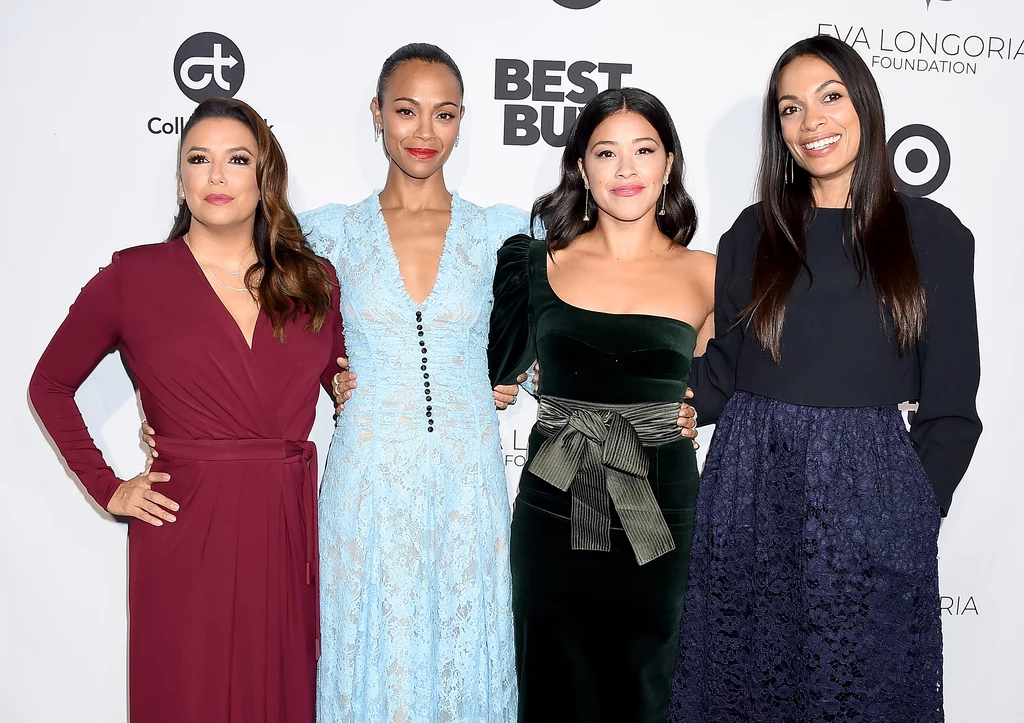 Eva Longoria, Zoe Saldana, Gina Rodriguez, Rosario Dawson Eva Longoria, Zoe Saldana, Gina Rodriguez, Rosario Dawson