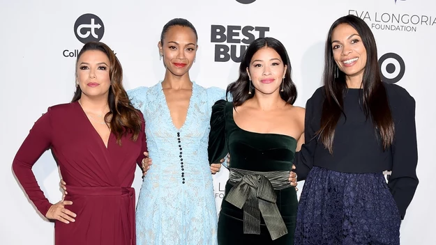 Eva Longoria, Zoe Saldana, Gina Rodriguez, Rosario Dawson