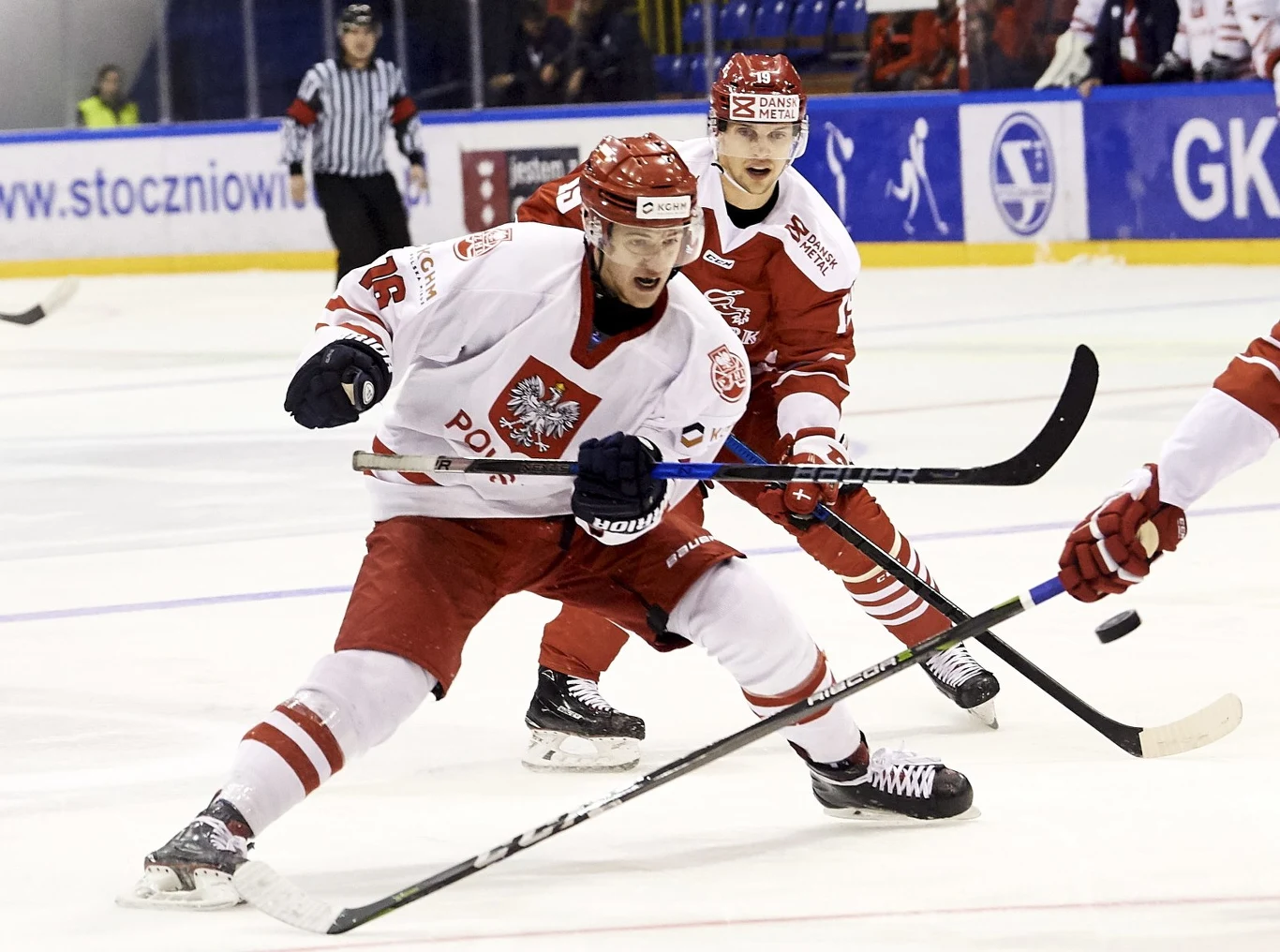 Dominik Jarosz (L) i Steffen Nielsen (P) z Danii