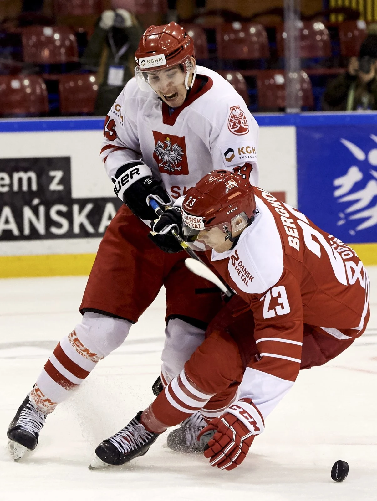 Bartłomiej Jeziorski (L) i Sebastian Bergholt (P) z Danii