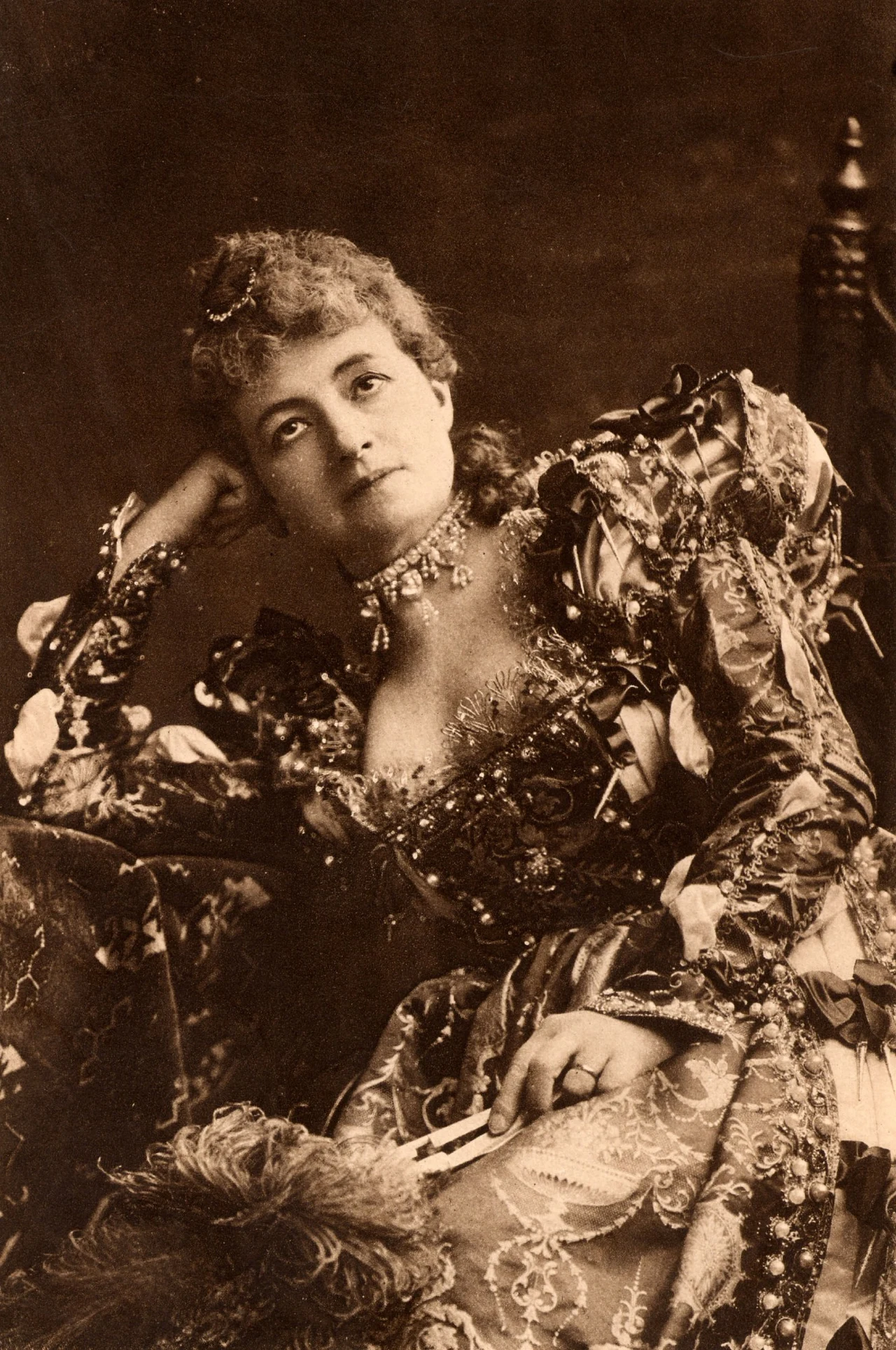 Helena Modrzejewska w przedstawieniu "Kupca weneckiego" Williama Shakespeare'a, Londyn, lata 80. XIX w. Helena Modrzejewska w przedstawieniu "Kupca weneckiego" Williama Shakespeare'a, Londyn, lata 80. XIX w.