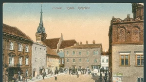 Tarnów. Rynek miasta (pocztówka z 1918 r.)